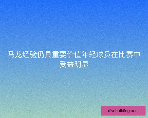 马龙经验仍具重要价值年轻球员在比赛中受益明显